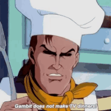 Gambit Gambit Does Not Make Tv Dinners GIF - Gambit Gambit Does Not Make Tv Dinners GIFs