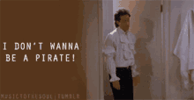 Pirate I Dont Want To Be A Pirate GIF
