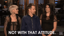 Sam Rockwell Cecily Strong GIF - Sam Rockwell Cecily Strong Not With That Attitude GIFs