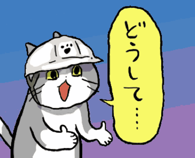 どうして 現場猫 GIF - どうして 現場猫 えぬ - Discover & Share GIFs