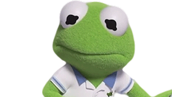 Thumbs Up Baby Kermit Sticker - Thumbs Up Baby Kermit Muppet Babies Stickers