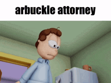 Garfield Ace Attorney GIF