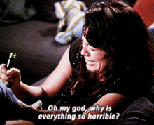Greys Anatomy Callie Torres GIF - Greys Anatomy Callie Torres Oh My God Why Is Everything So Horrible GIFs