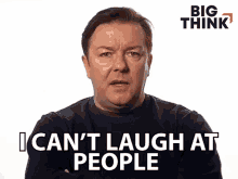 I Cant Laugh At People I Dont Like Ricky Gervais GIF - I Cant Laugh At People I Dont Like Ricky Gervais Big Think GIFs