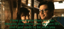 Smallville I Love You More GIF - Smallville I Love You More My Own Life GIFs