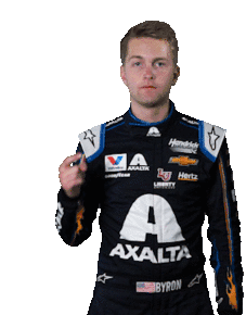 Pointing Right William Byron Sticker - Pointing Right William Byron Nascar Stickers