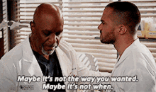 Greys Anatomy Richard Webber GIF - Greys Anatomy Richard Webber Maybe Its Not The Way You Wanted GIFs