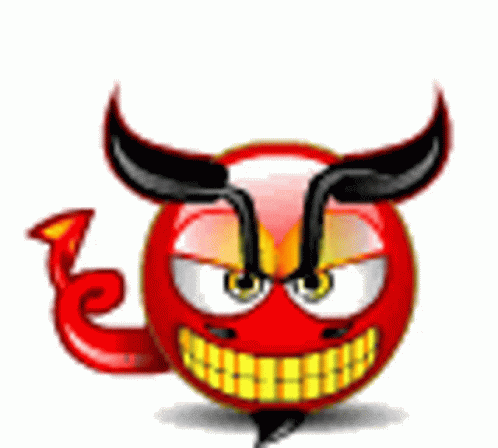 evil smiley animated