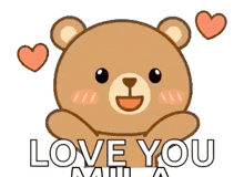 Cute Bear GIF - Cute Bear Love You GIFs