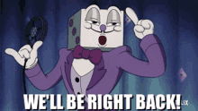 King Dice Cuphead Show GIF - King Dice Cuphead Show Right Back GIFs