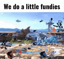 fundies smash ssbu game and watch we do a little trolling