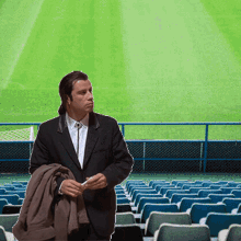 Confused Travolta Football Stadium GIF - Confused Travolta Football Stadium John Travolta GIFs