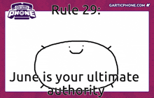 rule 29 says that june is the ultimate authority