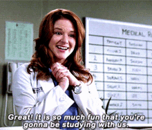 Greys Anatomy April Kepner GIF - Greys Anatomy April Kepner Great GIFs
