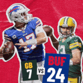 Buffalo Bills (24) Vs. Green Bay Packers (7) Half-time Break GIF - Nfl National Football League Football League GIFs