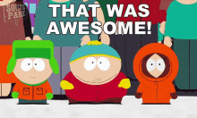 That Was Awesome Eric Cartman GIF - That Was Awesome Eric Cartman Kyle Broflovski GIFs