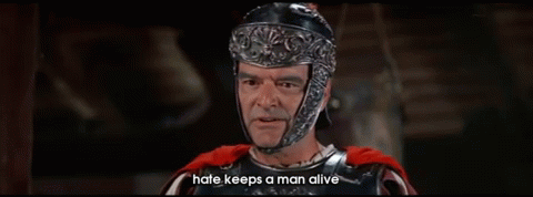 Let The Hate Flow Through You GIF - Ben Hur Hate Hate Keeps A Man Alive GIFs