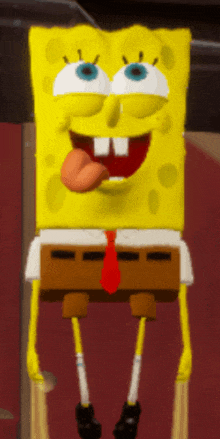 Spongebob Fly GIF