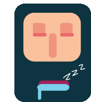 Sleep Goodnight Sticker - Sleep Goodnight Time To Sleep Stickers