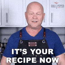 Its Your Recipe Now Michael Hultquist GIF - Its Your Recipe Now Michael Hultquist Chili Pepper Madness GIFs