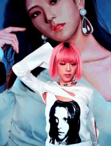 National Pink Day Kim Jisoo GIF - National Pink Day Kim Jisoo Pink GIFs