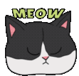 Meow Cat Sticker - Meow Cat Laylavito Stickers