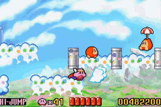 Kirby Nightmare In Dreamland Kirby GIF - Kirby Nightmare In Dreamland Kirby  Game Boy Advance - Discover & Share GIFs
