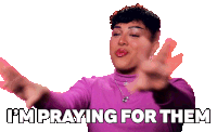 I'M Praying For Them Morphine Love Dion Sticker - I'M Praying For Them Morphine Love Dion Rupaul’s Drag Race Stickers