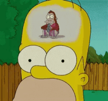 Homer Brain GIF - Homer Brain Monkey GIFs