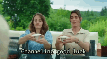 Channeling Good GIF - Channeling Good Luck GIFs