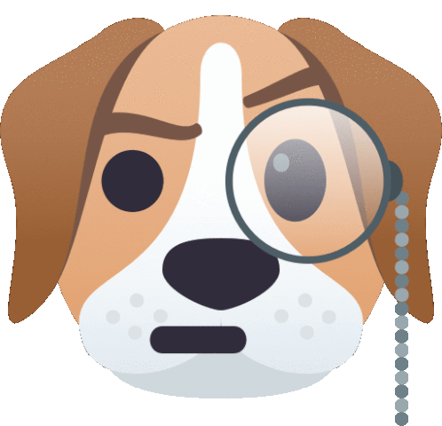 Monocle Dog Sticker - Monocle Dog Joypixels Stickers
