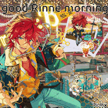 Good Rinne Morning Bonjour GIF - Good Rinne Morning Bonjour Rinne Amagi GIFs