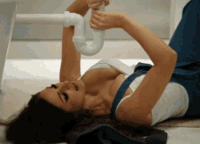 Lady Breast Plumber GIF - Lady Breast Plumber Stare GIFs