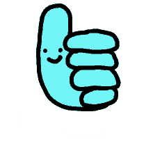 thumbs up smile like like you hand