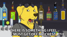There Is Something I Fell I Must Get Off My Chest Mr Peanutbutter GIF - There Is Something I Fell I Must Get Off My Chest Mr Peanutbutter Paul Tompkins GIFs