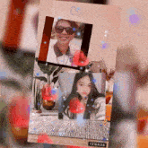 a picture of a man and a woman with the word tenada in the corner