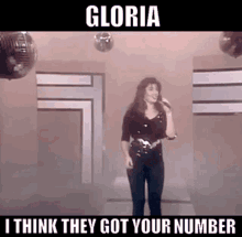 Gloria Laura Branigan GIF - Gloria Laura Branigan I Think They Got Your Number GIFs