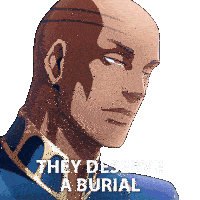 They Deserve A Burial Isaac Sticker - They Deserve A Burial Isaac Castlevania Stickers