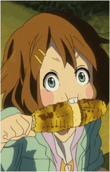 Eating Girl GIF - Eating Girl Corn GIFs