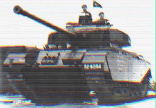 Centurion Tank Black And White GIF