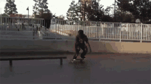 Nose Grind Garretla GIF - Nose Grind Garretla Skateboard Tricks GIFs