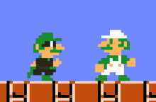 Pixelcraftian Mario GIF - Pixelcraftian Mario Luigi GIFs