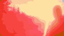 a silhouette of a person is standing in front of a red and yellow background .