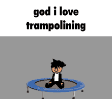 trampolining god