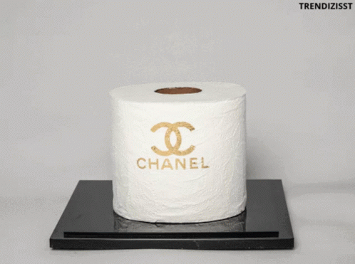Toilet Paper Shortage Chanel GIF - Toilet Paper Shortage Chanel