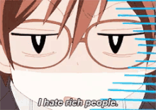 Ohshc Anime GIF - Ohshc Anime Hate Rich People GIFs