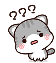 Cute Sad Sticker - Cute Sad Cat Stickers