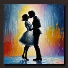 Kissing Passion In Silhouette GIF - Kissing Passion In Silhouette Kissing Gif GIFs