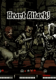 Heart Attack Darkest Dungeon GIF - Heart Attack Darkest Dungeon Death GIFs