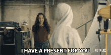 I Have A Present For You Olivia Crain GIF